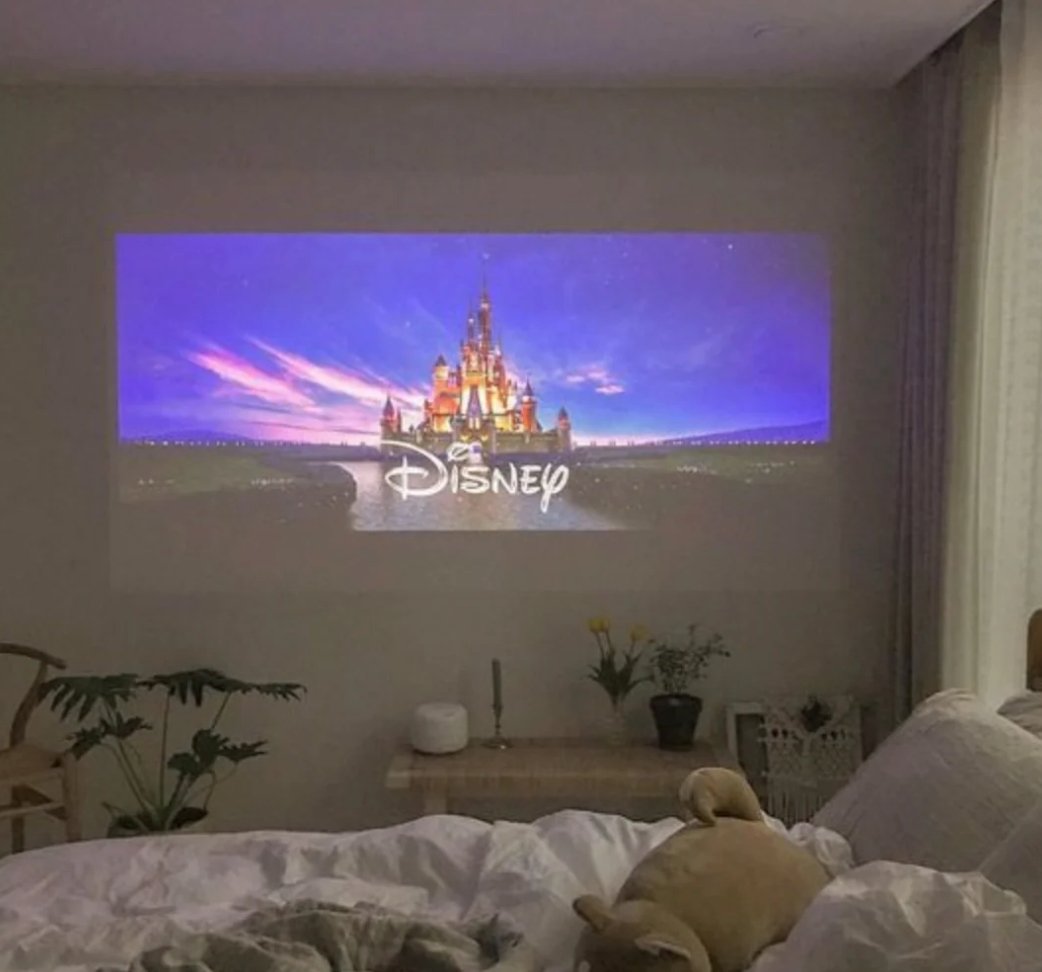Cozy Night Movie Projector
