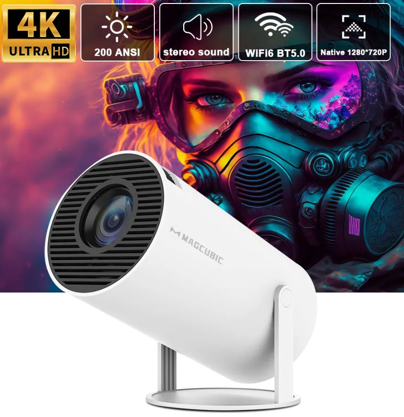 Cozy Night Movie Projector